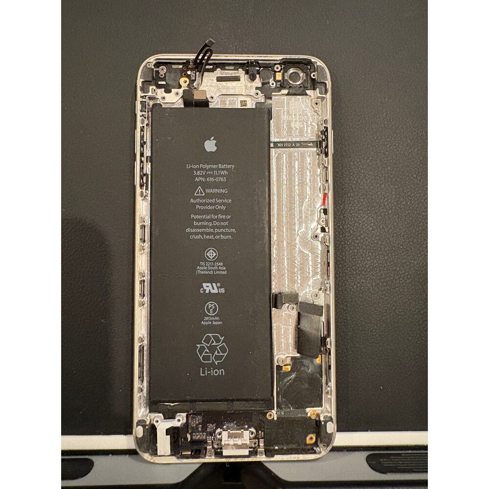 Apple iPhone 6 Plus 16GB Silver AT&T Working Read Description Pixel Issue